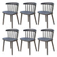 Contemporary Style Armless Chair Winsor Back Side Indoor Chair for Dining Room