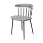 Contemporary Style Armless Chair Winsor Back Side Indoor Chair for Dining Room