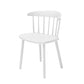 Contemporary Style Armless Chair Winsor Back Side Indoor Chair for Dining Room