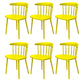 Contemporary Style Armless Chair Winsor Back Side Indoor Chair for Dining Room