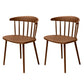Contemporary Style Armless Chair Winsor Back Side Indoor Chair for Dining Room