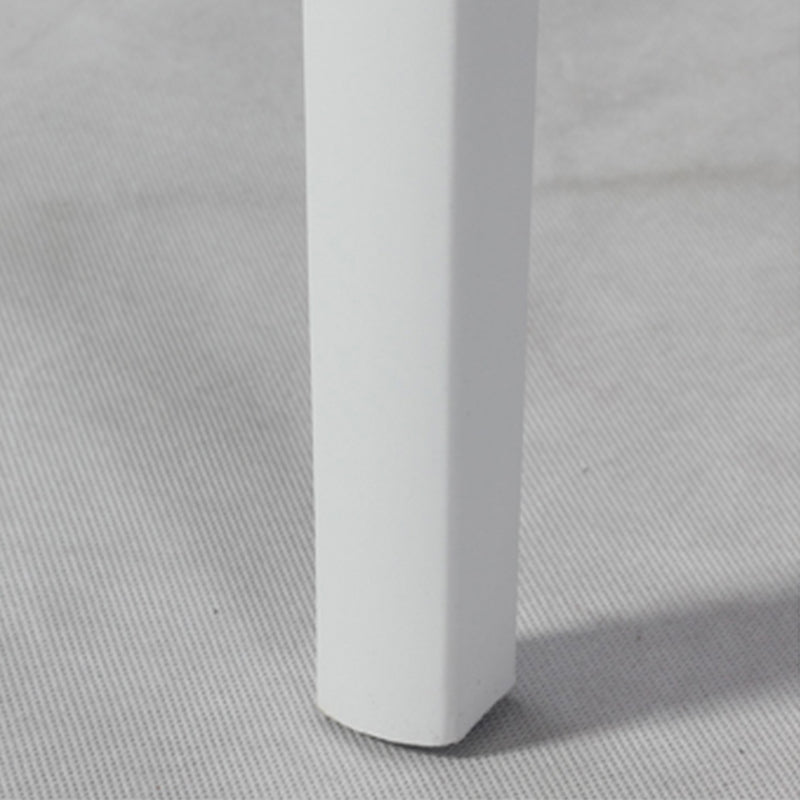 Eigentijdse stijl armloze stoel plastic zijkant voor eetkamer