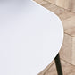 Nordic Solid Back Side Chair Plastic Indoor Arm Chair with Metal Base for Restaurant Clearhalo 'Dining Chairs' 'Dining Tables & Seating' 'dining_chair' 'furn' 'furn_dining_chair' 'Furniture' 'Kitchen & Dining Furniture' 6156429