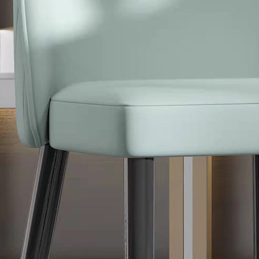 Eiken hout glam eetstoel matte afwerking vaste achterkant stoel