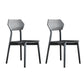 Open Back Side Chair Industrial Black Armless Dining Chairs for Home Non-Upholstered Chair(s) 2 Piece Set Clearhalo 'Dining Chairs' 'Dining Tables & Seating' 'dining_chair' 'furn' 'furn_dining_chair' 'Furniture' 'Kitchen & Dining Furniture' 6156590