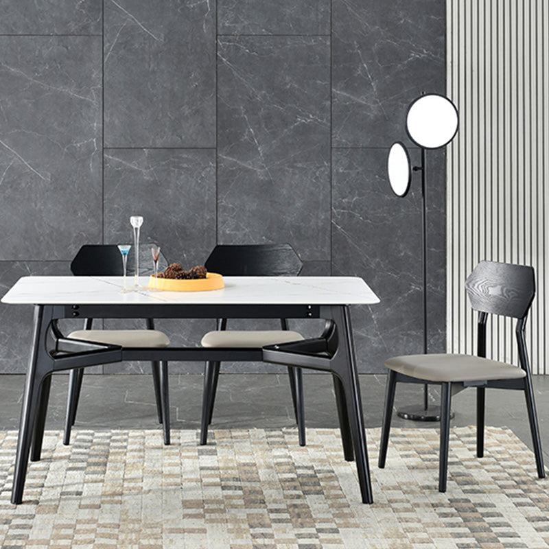 Open Back Side Chair Industrial Black Armless Dining Chairs for Home Clearhalo 'Dining Chairs' 'Dining Tables & Seating' 'dining_chair' 'furn' 'furn_dining_chair' 'Furniture' 'Kitchen & Dining Furniture' 6156592