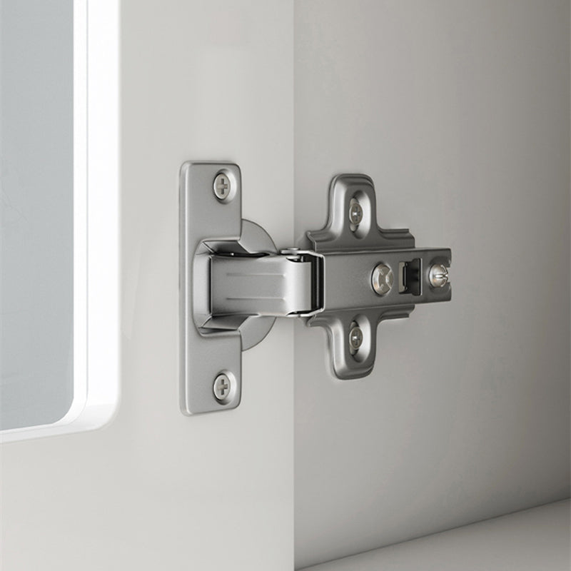 Serveur d'étagères réglables blanches 69,9 "H crédinza en bois d'ingénierie avec porte en verre