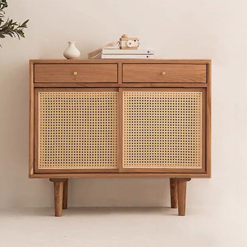 Sidetanza di credenza per la casa di rettangolo di casa di archiviazione in legno.