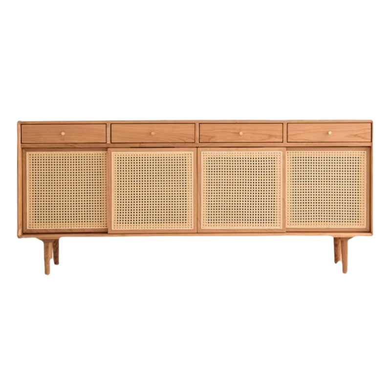 Sidetanza di credenza per la casa di rettangolo di casa di archiviazione in legno.