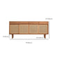 Sidetanza di credenza per la casa di rettangolo di casa di archiviazione in legno.