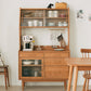 Sideboard in legno in stile moderno casa aperta con mobile