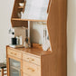 Sideboard in legno in stile moderno casa aperta con mobile