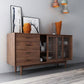 Modern Wooden Storage Sideboard Rectangle Side Board with Sliding Door