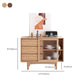 Modern Rectangle Sideboard Wooden Sideboard Cabinet with Sliding Door Clearhalo 'buffet_sideboard' 'Buffets & Sideboards' 'furn' 'furn_buffet_sideboard' 'Furniture' 'Kitchen & Dining Furniture' 6157033