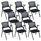 Modern Breathable AirGrid Arm Chair Microfiber Black Conference Office Chair 8 Piece Set Clearhalo 'furn' 'furn_office_chair' 'Furniture' 'Office Chairs' 'Office Furniture' 'office_chair' 6157124