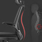 Modern Desk Chair Mesh Ergonomic Chair High-Back Chair in Black