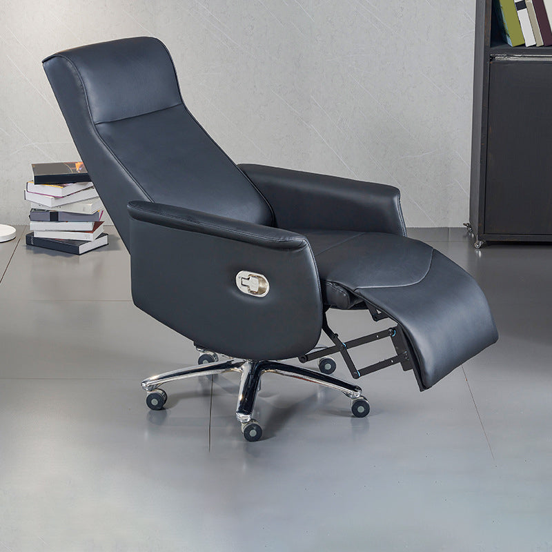 31 "breite zeitgenössische Manager Stuhl schwarzer Leather Executive Chair