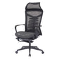 Contemporary Arm Chair Adjustable Seat Height Ergonomic Swivel Office Chair Black 1 Piece Clearhalo 'furn' 'furn_office_chair' 'Furniture' 'Office Chairs' 'Office Furniture' 'office_chair' 6157175