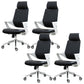 Contemporary Office Chair Fixed Arms Adjustable Seat Height Managers Chair