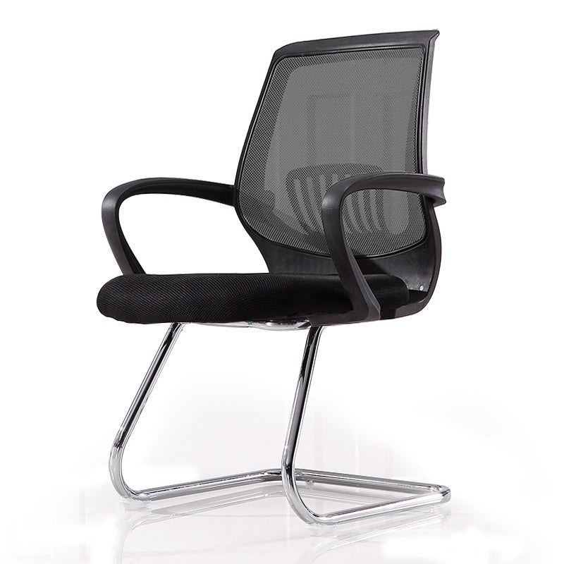 Contemporary Arm Chair Lumbar Support Fixed Arms Office Chair Clearhalo 'furn' 'furn_office_chair' 'Furniture' 'Office Chairs' 'Office Furniture' 'office_chair' 6157235