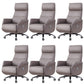 29" Wide Contemporary Managers Chair Gray Leather Executive Chair 6 Piece Set Clearhalo 'furn' 'furn_office_chair' 'Furniture' 'Office Chairs' 'Office Furniture' 'office_chair' 6157271