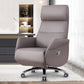 29" Wide Contemporary Managers Chair Gray Leather Executive Chair Clearhalo 'furn' 'furn_office_chair' 'Furniture' 'Office Chairs' 'Office Furniture' 'office_chair' 6157272