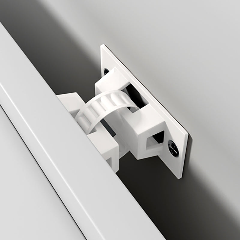 Modern Standard Bookshelf Drawers Included Engineered Wood Bookcase with Doors