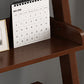 5 Shelves Ladder Bookshelf Wooden Contemporary Bookcase ,11.8" W x 55.1" H