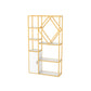 Modern Bookcase Gold Metal Open Back Shelf Bookcase with Shelves for Living Room 1 Clearhalo 'Bookcases' 'furn' 'furn_bookcases' 'Furniture' 'Office Furniture' 6157393