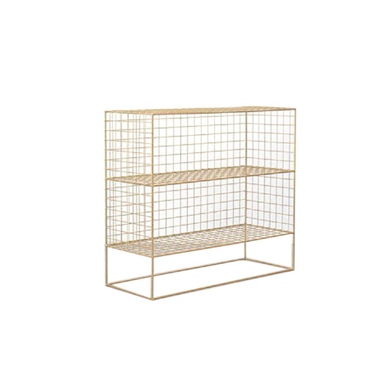 Modern Closed Back Book Shelf Metal Bookcase for Living Room Clearhalo 'Bookcases' 'furn' 'furn_bookcases' 'Furniture' 'Office Furniture' 6157406