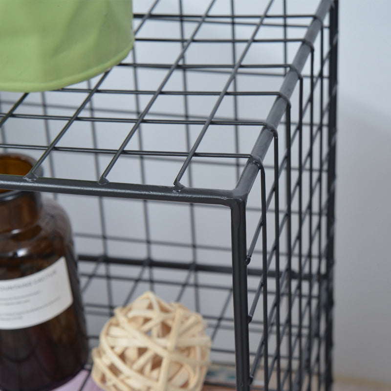 Modern Closed Back Book Shelf Metal Bookcase for Living Room Clearhalo 'Bookcases' 'furn' 'furn_bookcases' 'Furniture' 'Office Furniture' 6157409