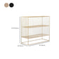 Modern Closed Back Book Shelf Metal Bookcase for Living Room Clearhalo 'Bookcases' 'furn' 'furn_bookcases' 'Furniture' 'Office Furniture' 6157418