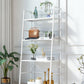 Modern Bookshelf Ladder Metal Open Back Shelf Bookcase with Shelves for Living Room Clearhalo 'Bookcases' 'furn' 'furn_bookcases' 'Furniture' 'Office Furniture' 6157485