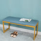 Contemporary Upholstered Seating Bench Bedroom Ottoman Bench in Blue with Legs Clearhalo 'Benches' 'Chairs & Seating' 'furn' 'furn_benches' 'Furniture' 'Living Room Furniture' 6157526