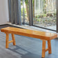 11.7-inch Width Modern Seating Bench Solid Wood Rectangle Bench Clearhalo 'Benches' 'Chairs & Seating' 'furn' 'furn_benches' 'Furniture' 'Living Room Furniture' 6157535