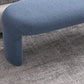 Contemporary Upholstered Bench Bedroom Ottoman Seating Bench 15.7" Height with Legs Clearhalo 'Benches' 'Chairs & Seating' 'furn' 'furn_benches' 'Furniture' 'Living Room Furniture' 6157568