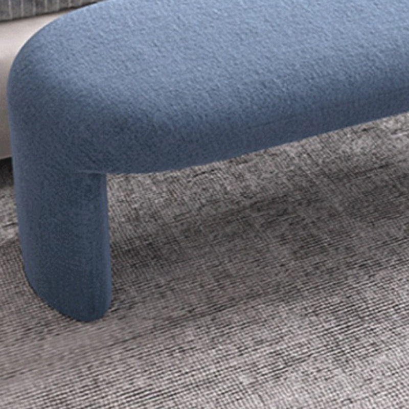 Contemporary Upholstered Bench Bedroom Ottoman Seating Bench 15.7" Height with Legs Clearhalo 'Benches' 'Chairs & Seating' 'furn' 'furn_benches' 'Furniture' 'Living Room Furniture' 6157568