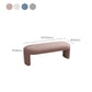 Contemporary Upholstered Bench Bedroom Ottoman Seating Bench 15.7" Height with Legs Clearhalo 'Benches' 'Chairs & Seating' 'furn' 'furn_benches' 'Furniture' 'Living Room Furniture' 6157574
