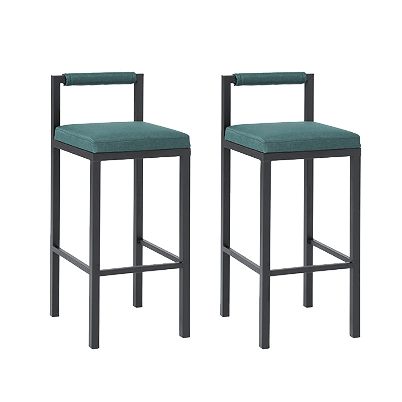 Solid Wood Bar Pub Table Set 1/2/7 Pieces Bar Table and Stools Black 30"H Stools (Set of 2) Clearhalo 'Bar Furniture' 'furn' 'furn_home_bar_bar_sets' 'Furniture' 'Home Bars & Bar Sets' 'home_bar_bar_sets' 'Kitchen & Dining Furniture' 6157641