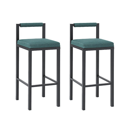 Solid Wood Bar Pub Table Set 1/2/7 Pieces Bar Table and Stools Black 30"H Stools (Set of 2) Clearhalo 'Bar Furniture' 'furn' 'furn_home_bar_bar_sets' 'Furniture' 'Home Bars & Bar Sets' 'home_bar_bar_sets' 'Kitchen & Dining Furniture' 6157641