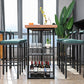 Solid Wood Bar Pub Table Set 1/2/7 Pieces Bar Table and Stools Clearhalo 'Bar Furniture' 'furn' 'furn_home_bar_bar_sets' 'Furniture' 'Home Bars & Bar Sets' 'home_bar_bar_sets' 'Kitchen & Dining Furniture' 6157646