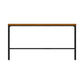 Glam Rectangle Pub Table Set 1/2/3/7 Pieces Pine Wood Top Bar Table with Metal Stools Clearhalo 'Bar Furniture' 'furn' 'furn_home_bar_bar_sets' 'Furniture' 'Home Bars & Bar Sets' 'home_bar_bar_sets' 'Kitchen & Dining Furniture' 6157676