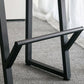 Glam Rectangle Pub Table Set 1/2/3/7 Pieces Pine Wood Top Bar Table with Metal Stools Clearhalo 'Bar Furniture' 'furn' 'furn_home_bar_bar_sets' 'Furniture' 'Home Bars & Bar Sets' 'home_bar_bar_sets' 'Kitchen & Dining Furniture' 6157683