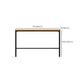 Glam Rectangle Pub Table Set 1/2/3/7 Pieces Pine Wood Top Bar Table with Metal Stools Clearhalo 'Bar Furniture' 'furn' 'furn_home_bar_bar_sets' 'Furniture' 'Home Bars & Bar Sets' 'home_bar_bar_sets' 'Kitchen & Dining Furniture' 6157696