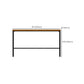 Glam Rectangle Pub Table Set 1/2/3/7 Pieces Pine Wood Top Bar Table with Metal Stools Clearhalo 'Bar Furniture' 'furn' 'furn_home_bar_bar_sets' 'Furniture' 'Home Bars & Bar Sets' 'home_bar_bar_sets' 'Kitchen & Dining Furniture' 6157697