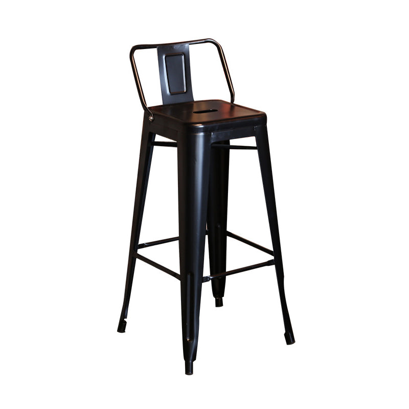 1/3/4/5 Pieces Industrial Bar Table Set Iron Bistro Set with Stools Black 29.9"H Stool (Single) Clearhalo 'Bar Furniture' 'furn' 'furn_home_bar_bar_sets' 'Furniture' 'Home Bars & Bar Sets' 'home_bar_bar_sets' 'Kitchen & Dining Furniture' 6157732