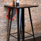 1/3/4/5 Pieces Industrial Bar Table Set Iron Bistro Set with Stools Clearhalo 'Bar Furniture' 'furn' 'furn_home_bar_bar_sets' 'Furniture' 'Home Bars & Bar Sets' 'home_bar_bar_sets' 'Kitchen & Dining Furniture' 6157733