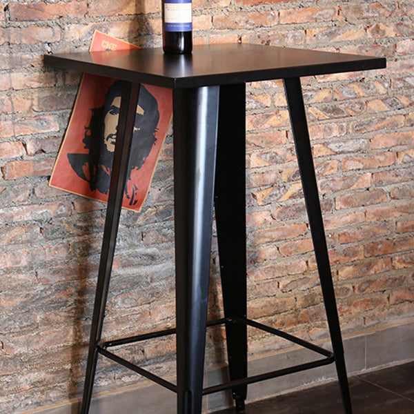 1/3/4/5 Pieces Industrial Bar Table Set Iron Bistro Set with Stools Clearhalo 'Bar Furniture' 'furn' 'furn_home_bar_bar_sets' 'Furniture' 'Home Bars & Bar Sets' 'home_bar_bar_sets' 'Kitchen & Dining Furniture' 6157733