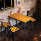1/3/4/5 Pieces Industrial Bar Table Set Iron Bistro Set with Stools Clearhalo 'Bar Furniture' 'furn' 'furn_home_bar_bar_sets' 'Furniture' 'Home Bars & Bar Sets' 'home_bar_bar_sets' 'Kitchen & Dining Furniture' 6157737