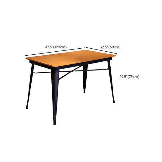 1/3/4/5 pezzi da barra industriale set di bistro in ferro con sgabelli